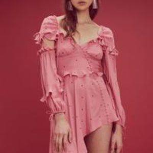 for love and lemons rosie ruffle mini dress